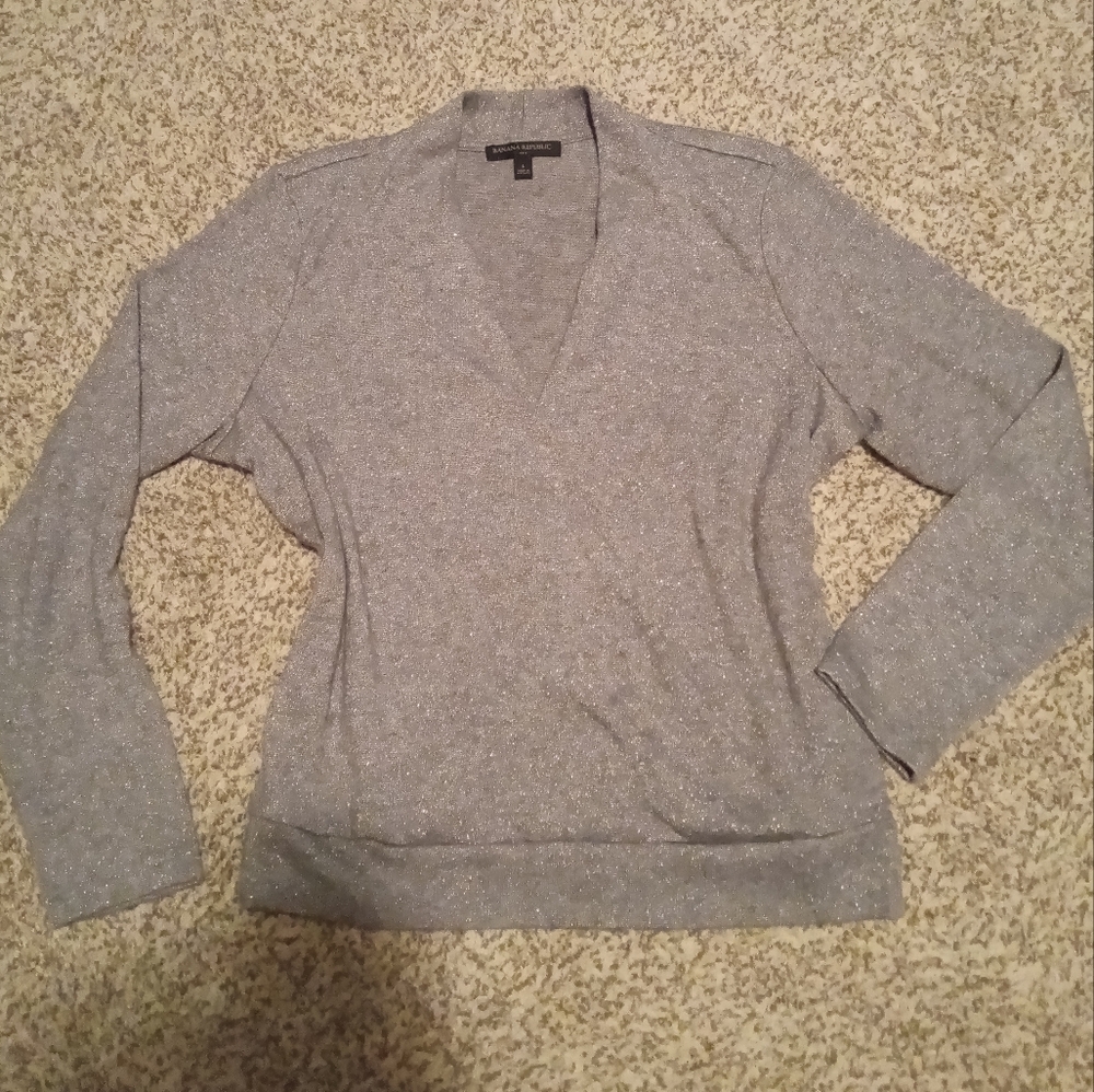 Banana Republic womens Crossover Wrap V Neck